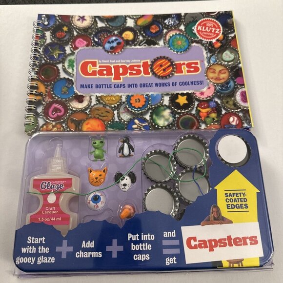 Klutz How To Make Capsters Craft Toy Bottle Caps J45